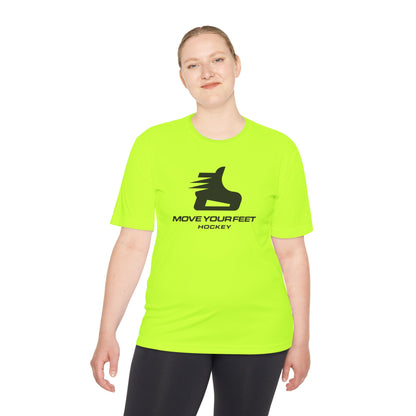 "Move Your Feet Hockey Moisture" -Wicking Tee