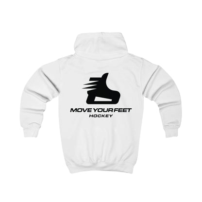 Kids Hoodie - "Move Your Feet Hockey" Youth Skate Logo Hoodie